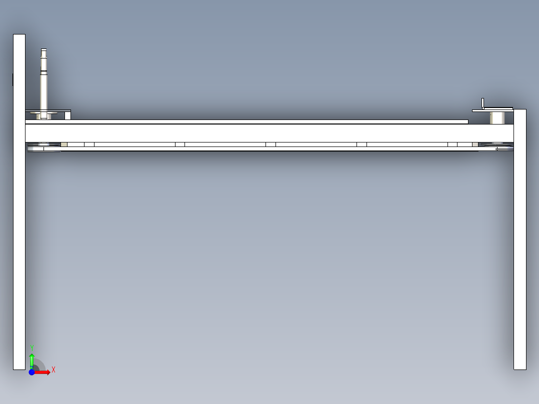 半自动提桶套袋机前视图
