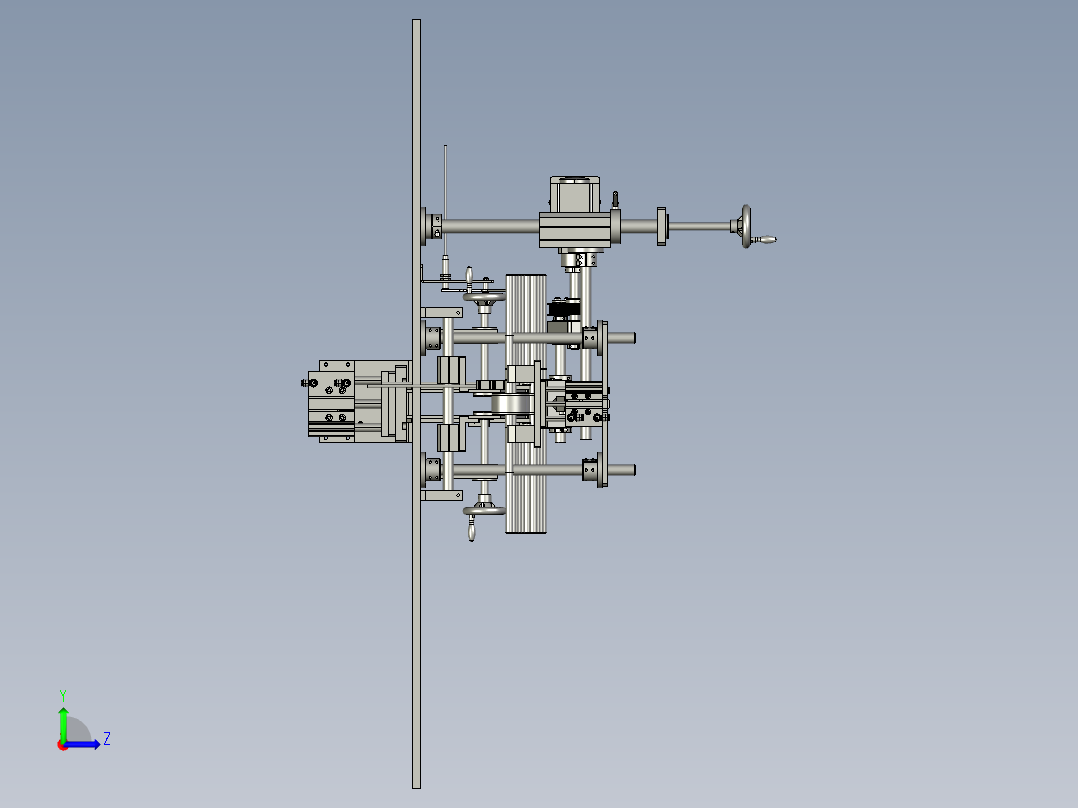 TYKH-01-涂油模块左视图
