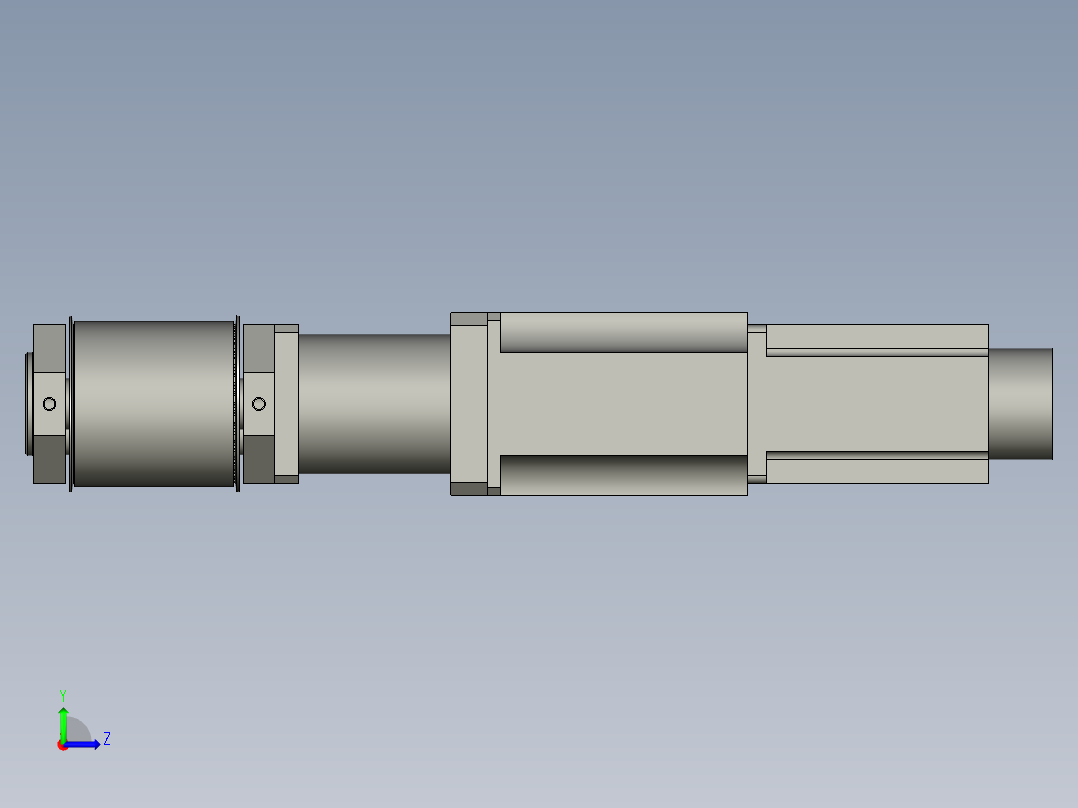 上侧皮带装配左视图