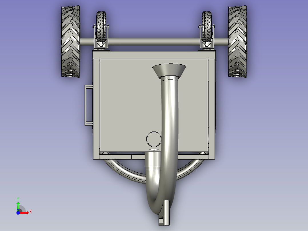 红枣采摘装置前视图