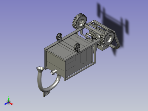 红枣采摘装置正等轴测缩略图