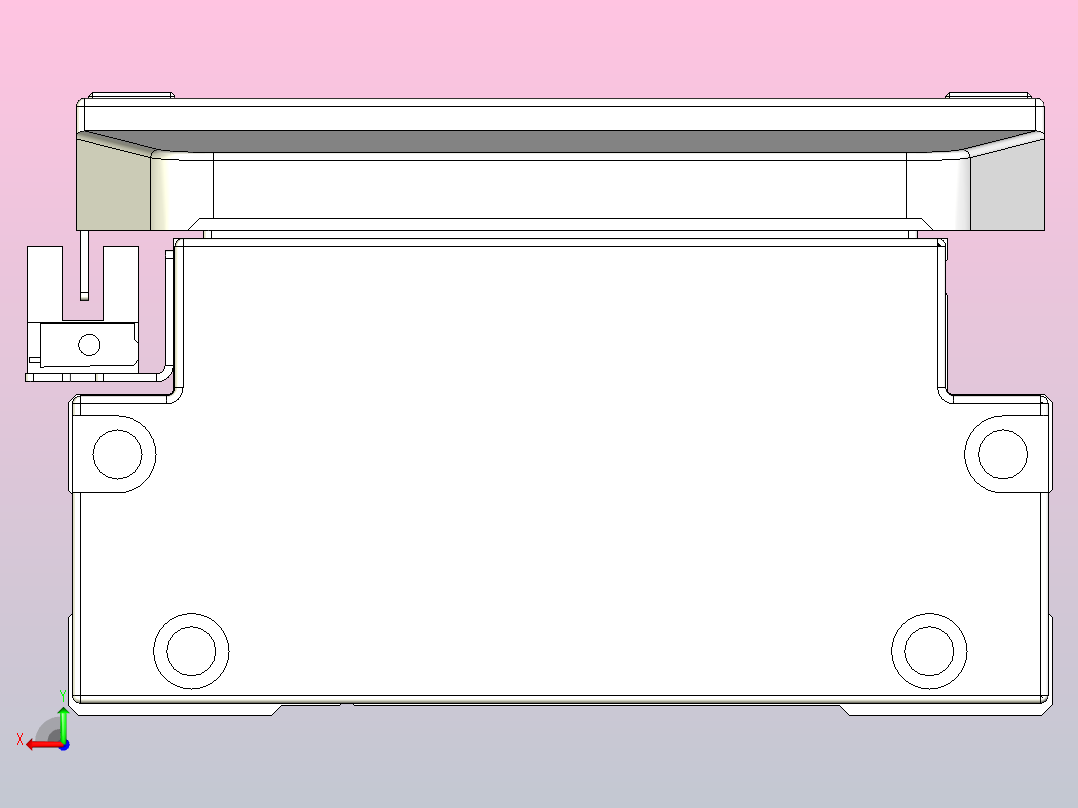 滚珠丝杠直线轴内置导轨TPA-GCR-120-1610C-L200-M-M40-N3后视图