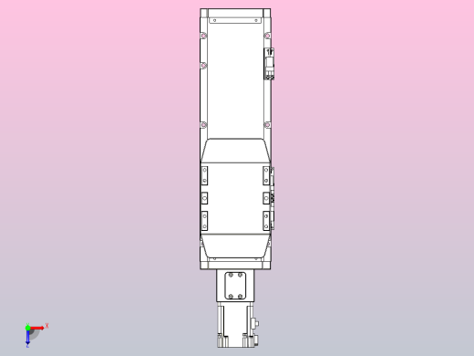 滚珠丝杠直线轴内置导轨TPA-GCR-120-1610C-L200-M-M40-N3俯视缩略图