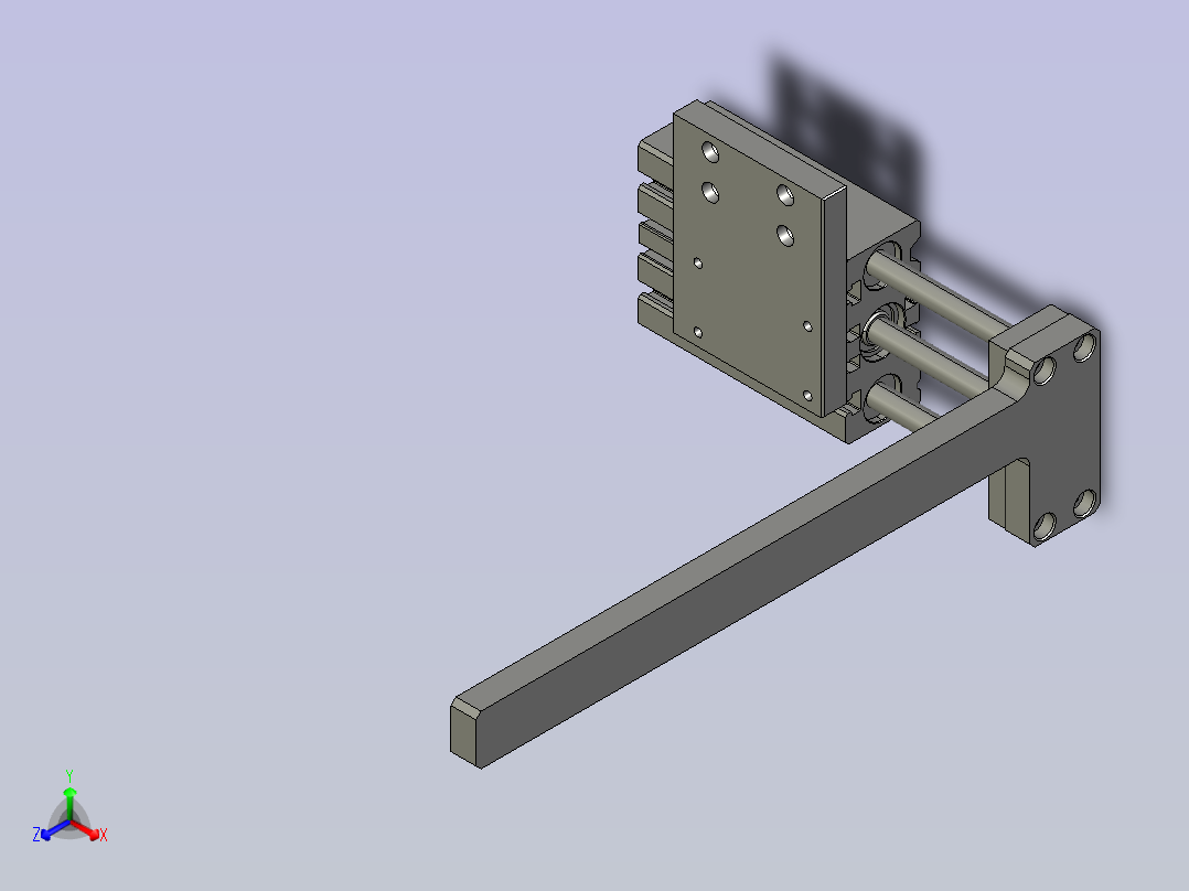 挡料气缸--主视图