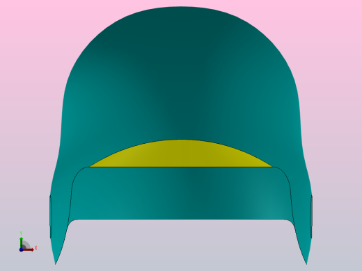 头盔外壳前视缩略图