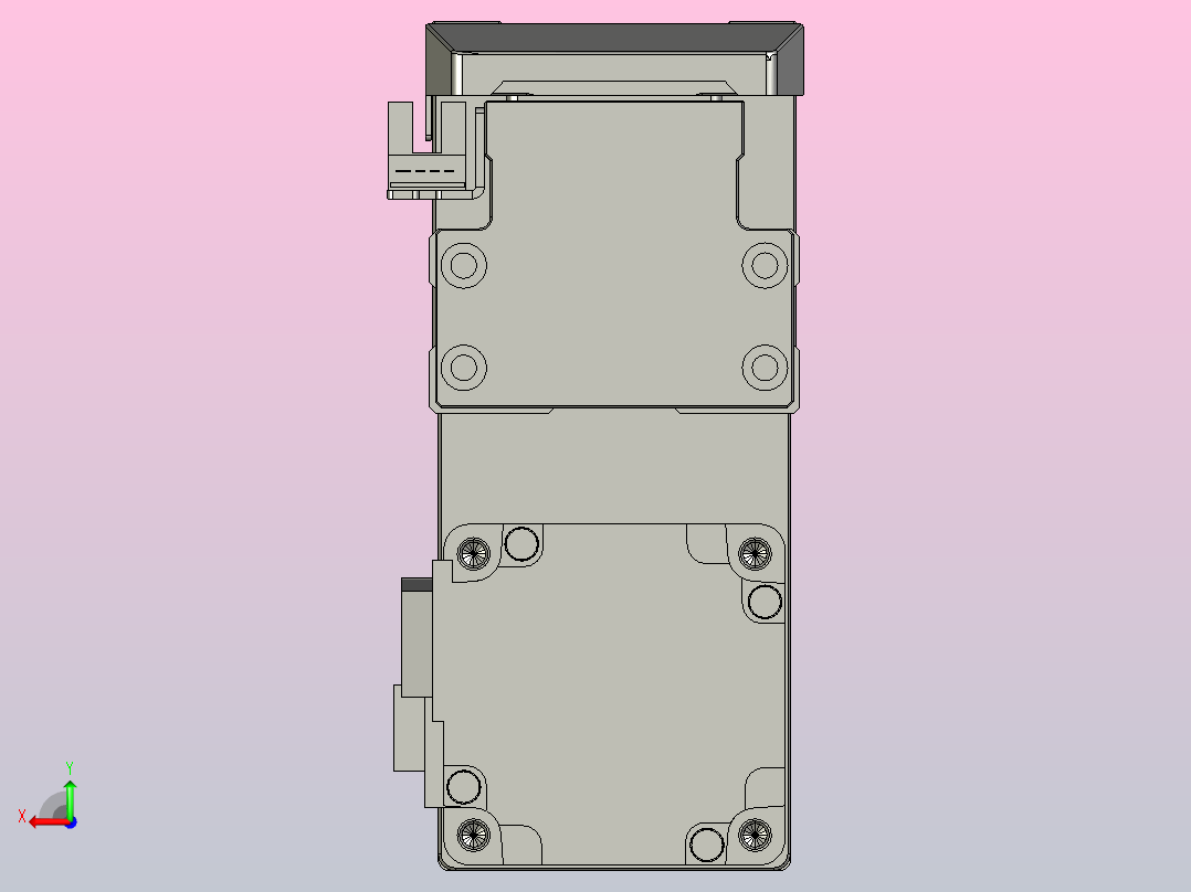 滚珠丝杠直线轴内置导轨TPA-GCR-65-1610C-L400-MP-M40-N3后视图