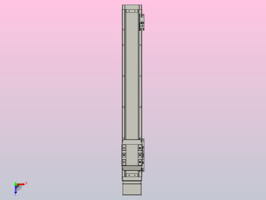 滚珠丝杠直线轴内置导轨TPA-GCR-65-1610C-L400-MP-M40-N3俯视缩略图
