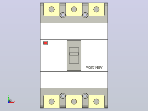 LS塑壳断路器-ABN203-STP-3d前视缩略图