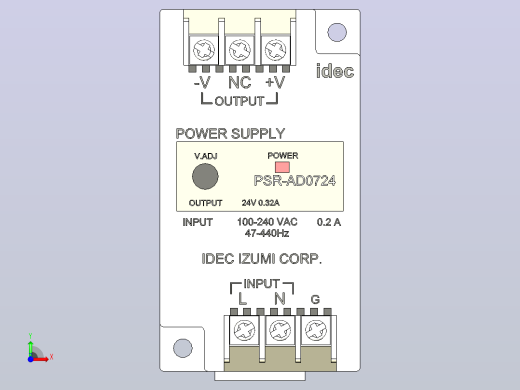 电源IDEC PSR-AD0724前视缩略图