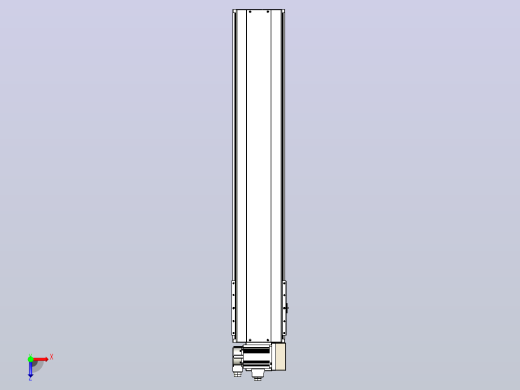 皮带直线轴半封闭可选导轨TPA-HNB-220D-176-L1000-RU-C-P1K-N3俯视缩略图