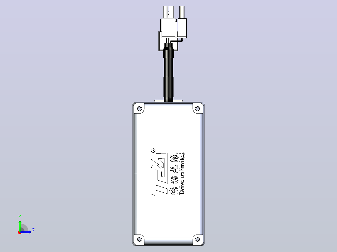 轻载电动缸TPA-ESR25-1002C-L50-MR-W-P10-C3左视图