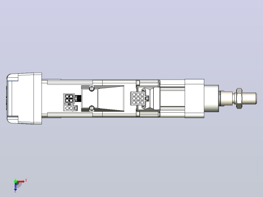 轻载电动缸TPA-ESR25-1002C-L50-MR-W-P10-C3俯视缩略图