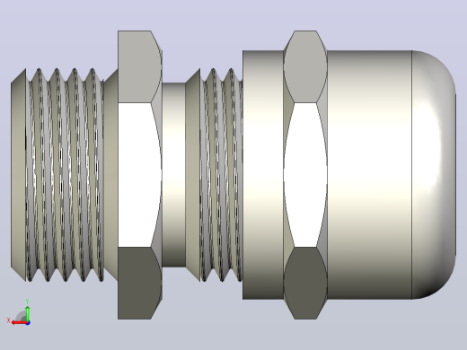 M12电缆压盖PG头后视缩略图
