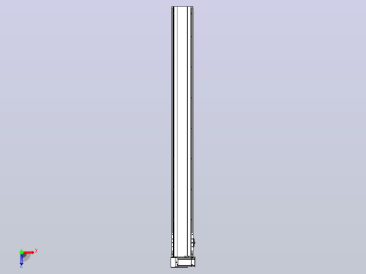 皮带直线轴半封闭可选导轨TPA-HNB-140D-120-L1400-LU-C-P40-N3俯视缩略图