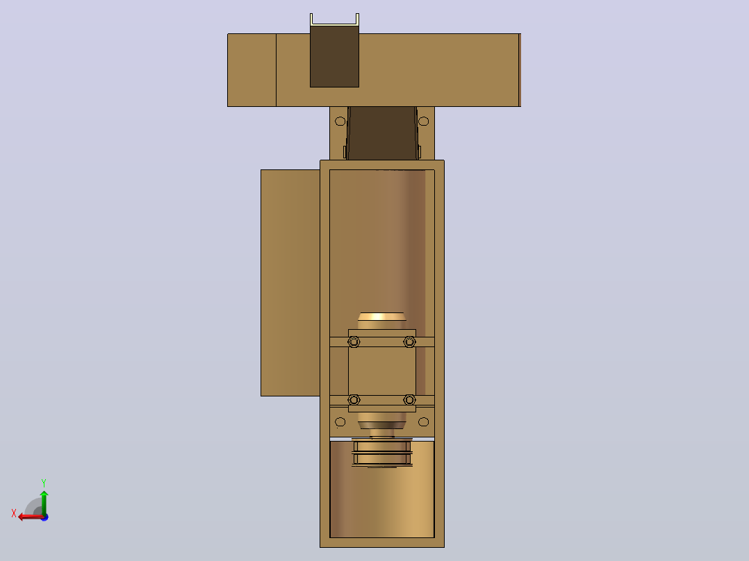 小型新质碾米机结构设计 sw+CAD+说明书后视图
