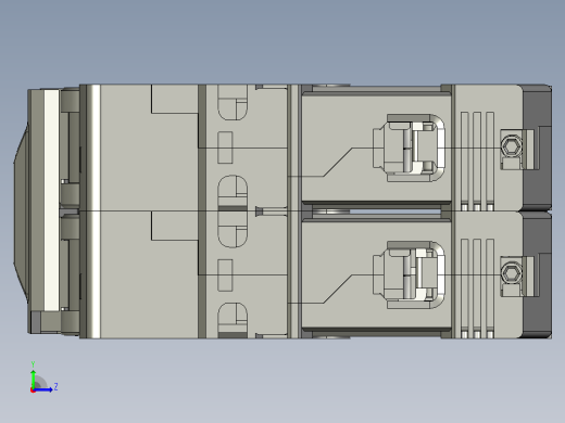 NB1-63 2P小型断路器三维模型202010左视缩略图