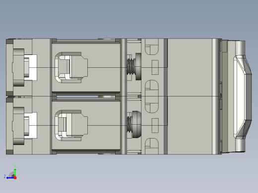 NB1-63 2P小型断路器三维模型202010右视缩略图