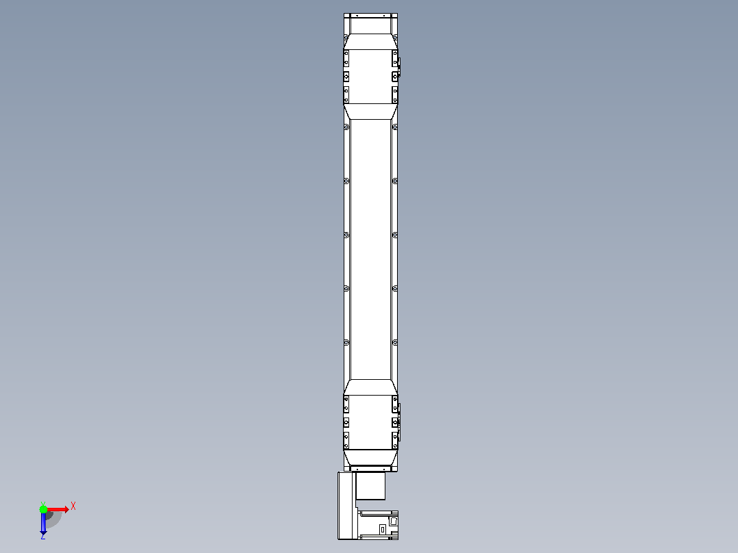 皮带直线轴双滑块型TPA-GCBS-150-P80-L350-QL-M75-N3俯视图