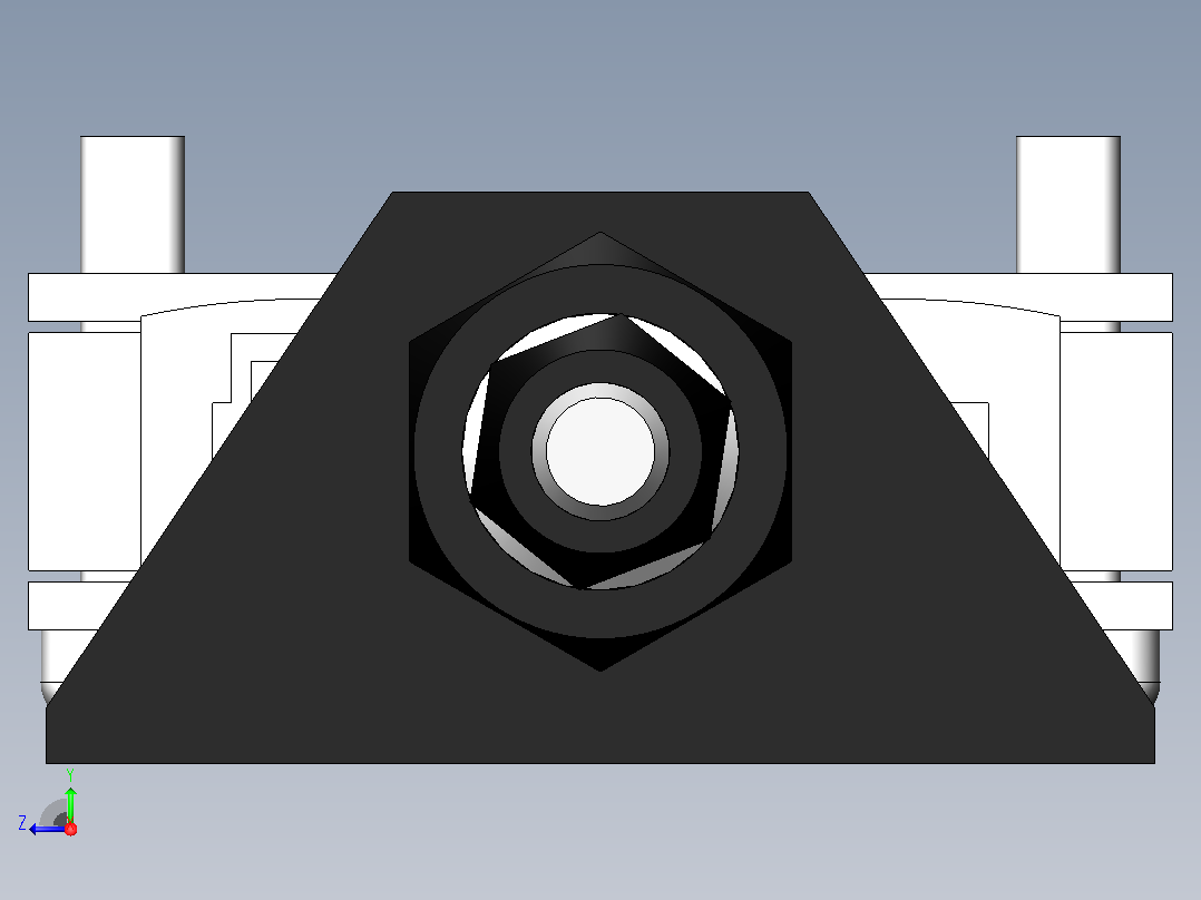 气缸CDJ2L10-100A-M9B右视图