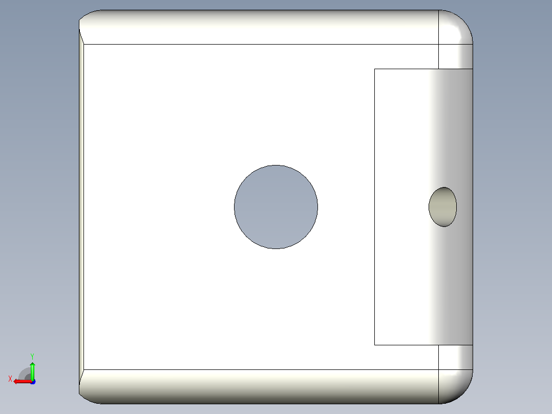 铸锌角件8系列40x40_铸锌角件8系列40x40后视图