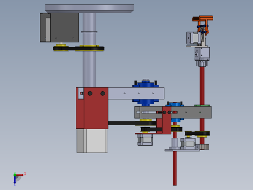 scara-robotic-arm SW STL（包含二维图纸）俯视缩略图