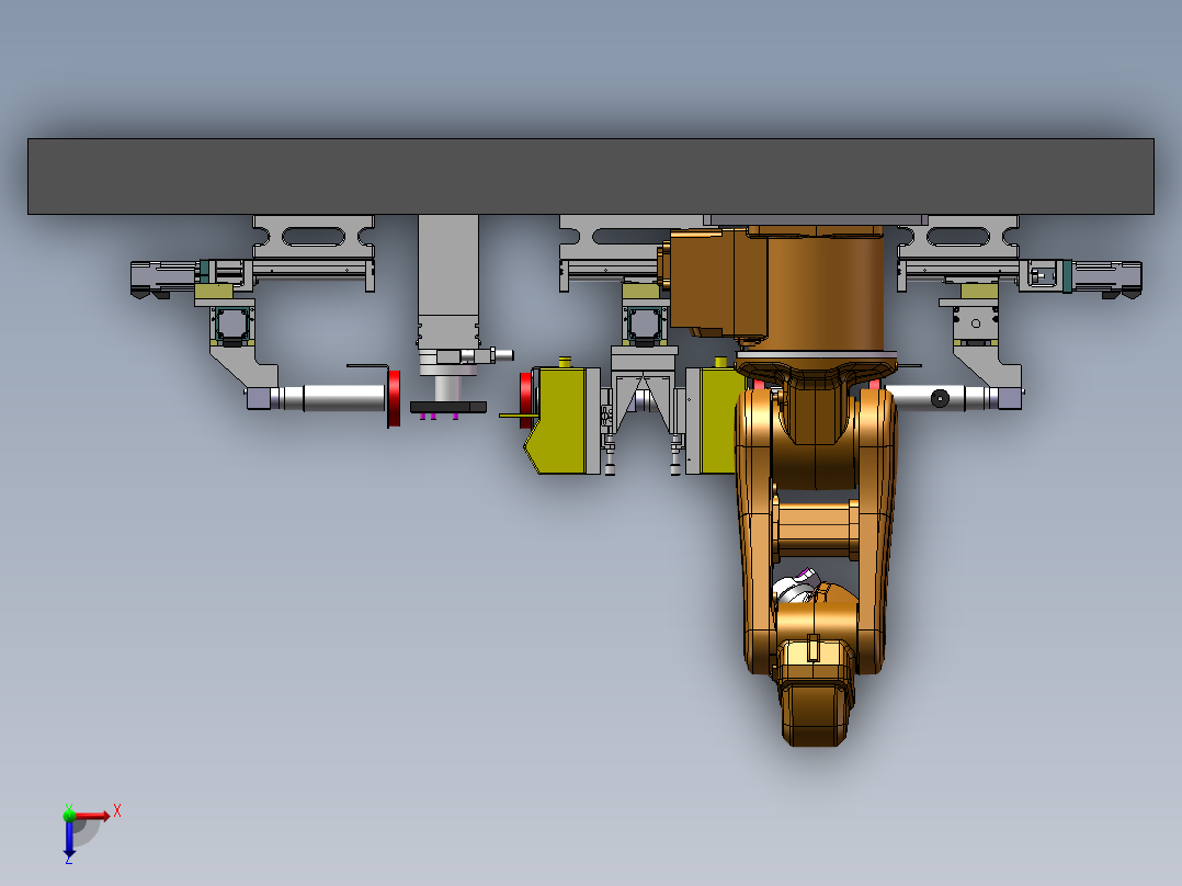 手机侧面轮廓尺寸检测机sw17可编辑俯视图