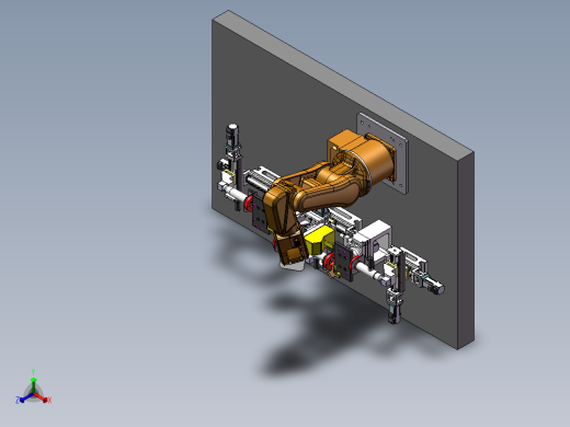 手机侧面轮廓尺寸检测机sw17可编辑正等轴测缩略图