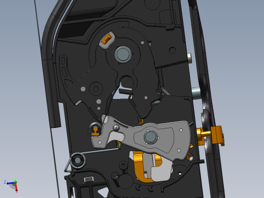 汽车防盗门锁设计