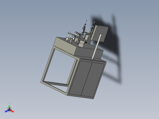 智能笔自动测试机3D模型