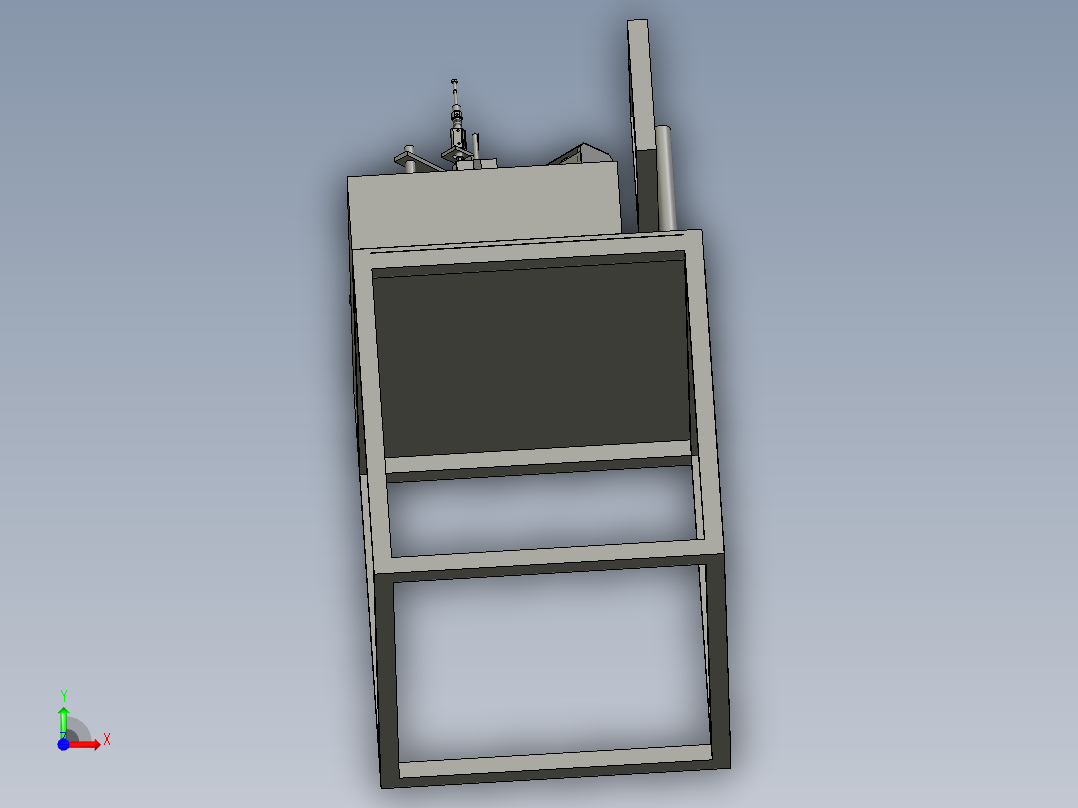 智能笔自动测试机3D模型前视图