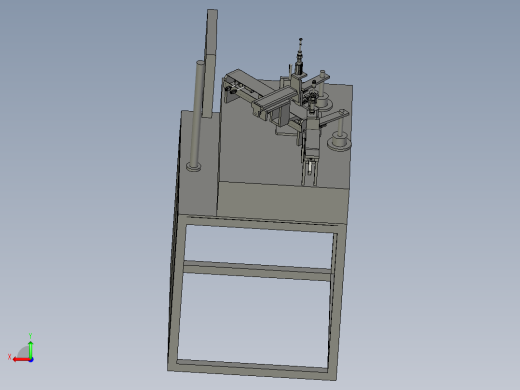 智能笔自动测试机3D模型后视缩略图