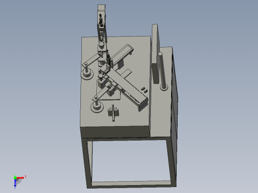 智能笔自动测试机3D模型俯视缩略图