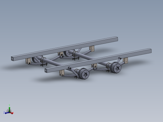 solidworks 挂车悬架