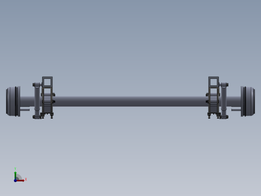 solidworks 挂车悬架前视缩略图