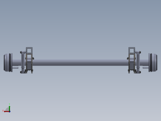 solidworks 挂车悬架后视缩略图