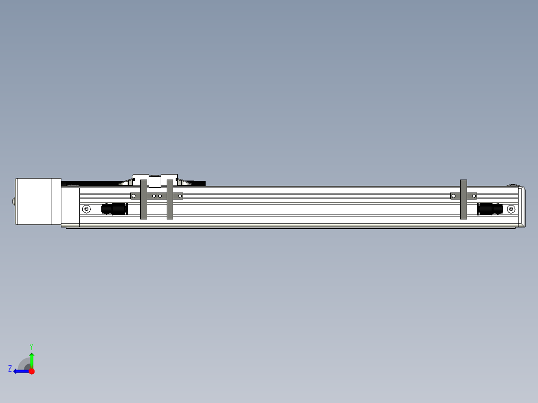Toyo东佑达直线模组-ECH5-300-BR+煞車右视图