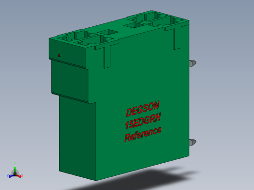 DEGSON 15EDG 系列 3.5mm 插拔式接线端子 FullPack-15EDGRH-3.5-xxP-14-00AH