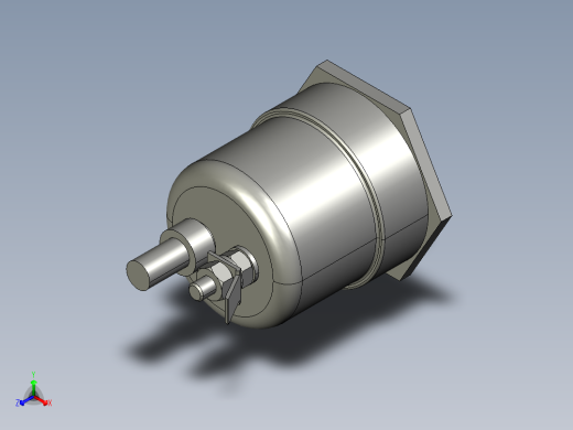气动基本电路的手动触点