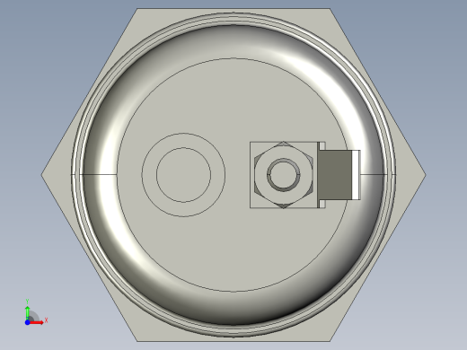 气动基本电路的手动触点前视缩略图