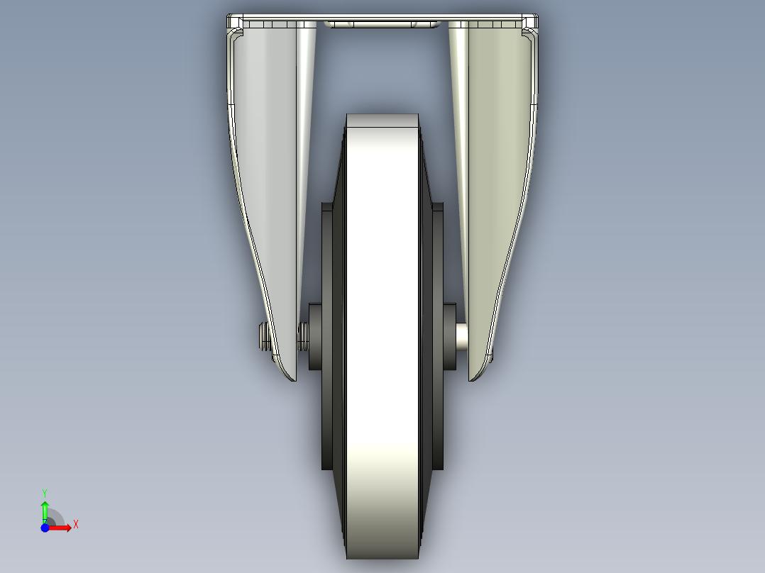 型材-KJN 259793 125MM WHEEL前视图