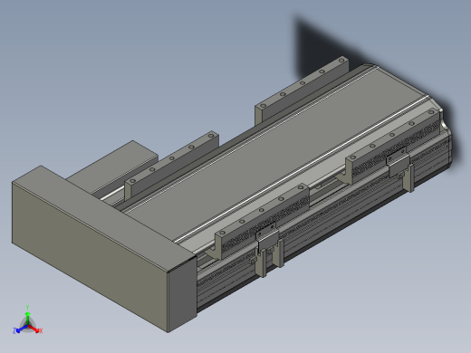 直线模组LHA170-S200-R设计图纸
