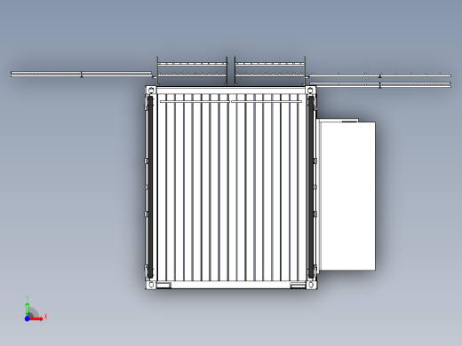 40英尺太阳能集装箱前视缩略图