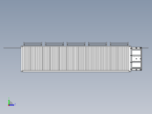 40英尺太阳能集装箱左视缩略图