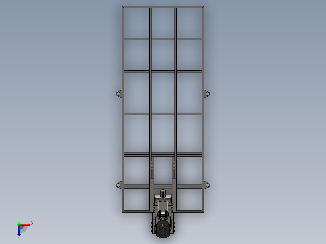 地质分层抽水试验装置俯视图