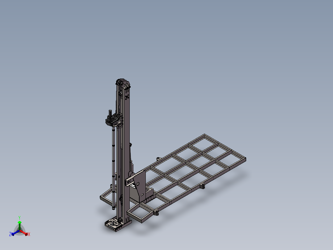 地质分层抽水试验装置正等轴测图