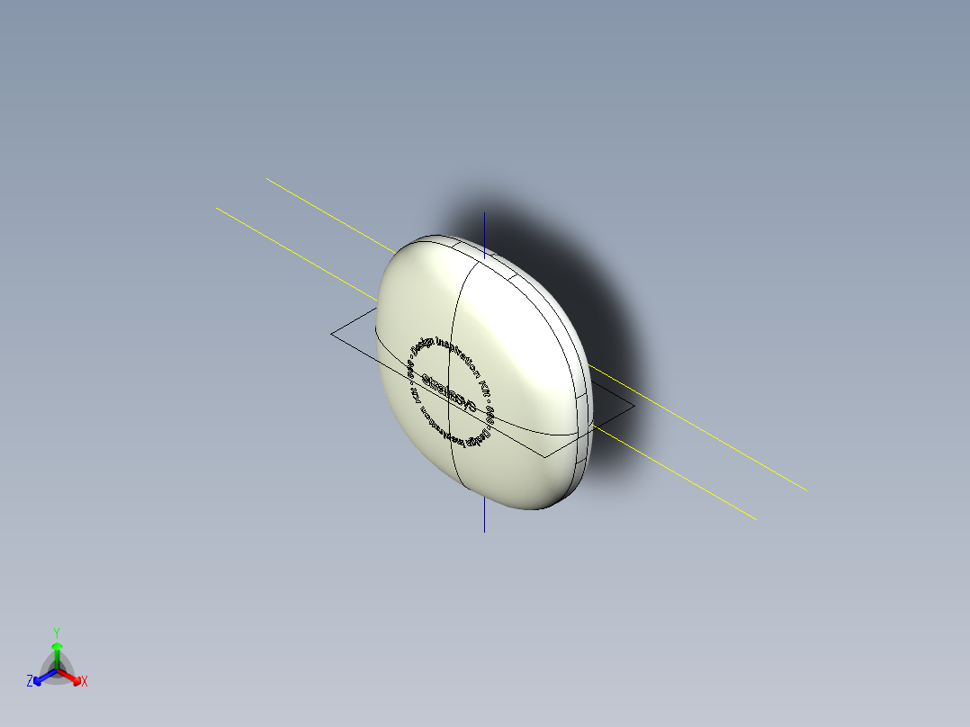 鹅卵石抓取器正等轴测图