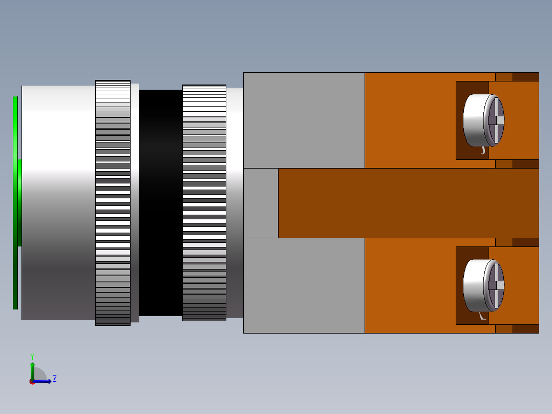 KYN28出线柜 左视图