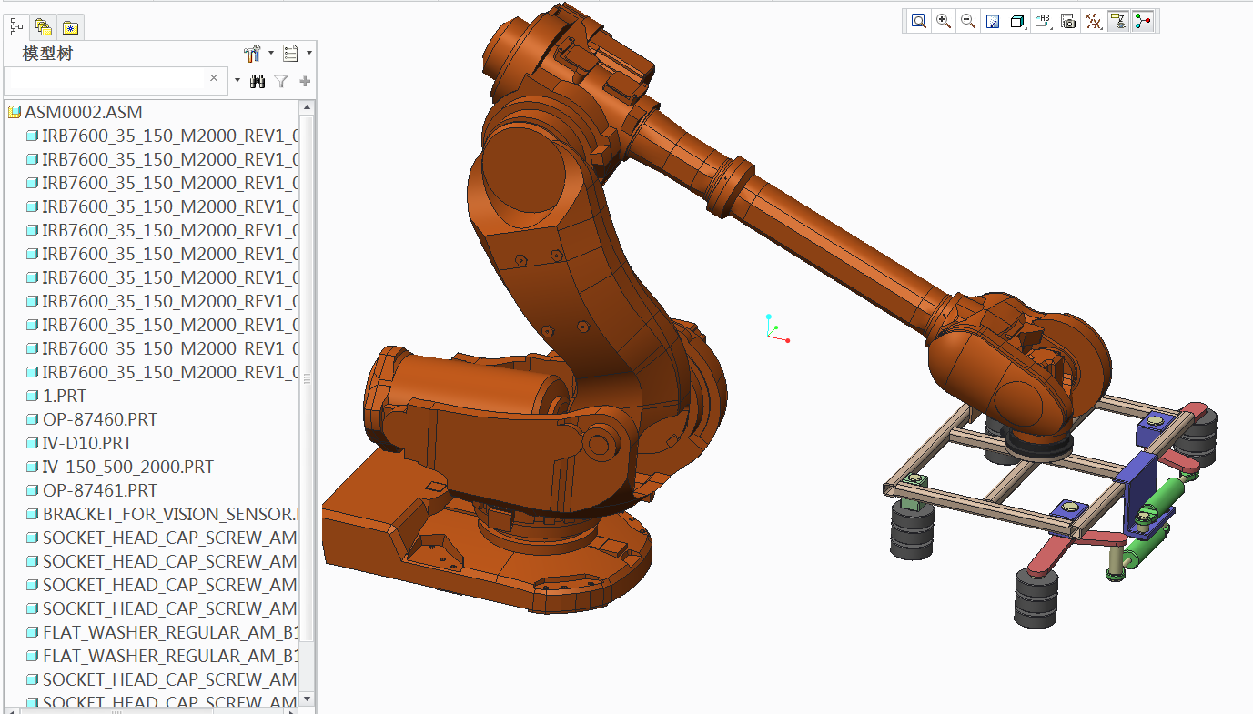 机械臂和末端执行器（工业机器人）CROE2.0.zip
