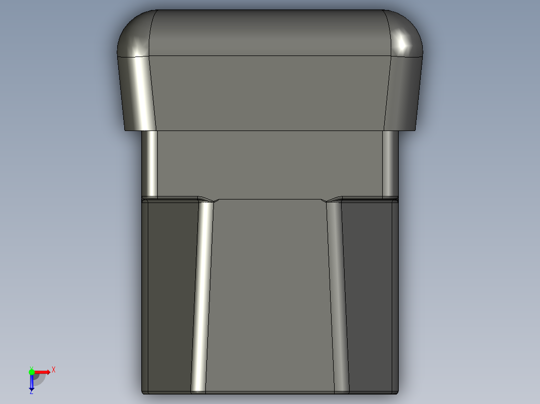 JA-2231 A电源插头俯视图