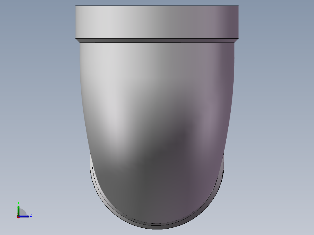 弯头-等径内外丝 DN25左视图